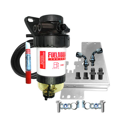 Toyota Hilux 3.0L Diesel D-4D 2005-2015 - Fuel Manager Fuel Pre Filter Water Separator Kit FM612DPK Toyota Hilux 3.0L Diesel D-4D 2005-2015 - Fuel Manager Fuel Pre Filter Water Separator Kit FM612DPK