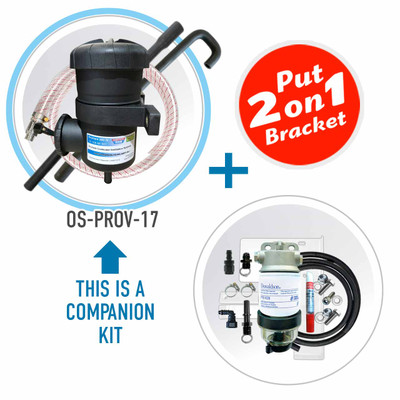 Nissan Navara 2015-21 4x4 D23 ST NP300 Mann+Hummel ProVent Oil Catch Can Companion Kit OS-PROV-17