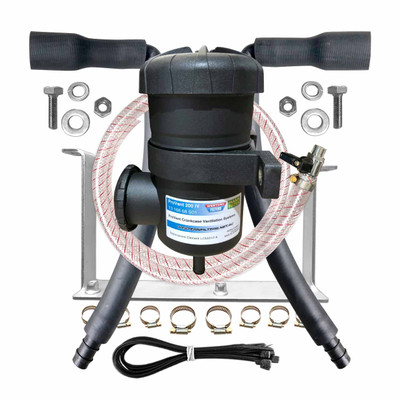 Toyota Prado 2006-2009 3.0L 120s 1KD-FTV w/wo: ABS Mann+Hummel ProVent Oil Catch Can Kit OS-PROV-18