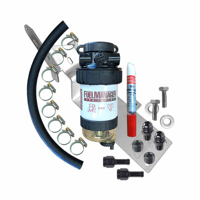 Isuzu D-MAX 4JJ1-TCX 2012-16 - Fuel Manager Pre-Filter DUAL Bracket Kit