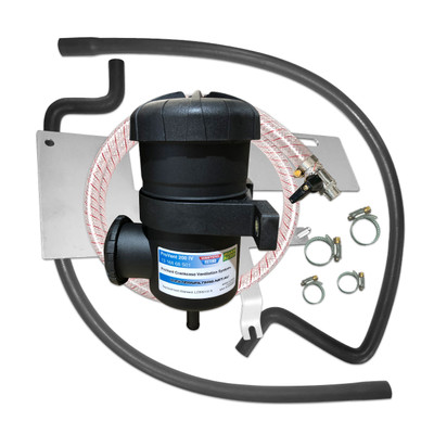 Mitsubishi Pajero 3.2L 4M41 2010-on DI-D TD - Provent Catch Can DUAL Bracket Kit OS-PROV-38B Mitsubishi Pajero 3.2L 4M41 2010-on DI-D TD - Provent Catch Can DUAL Bracket Kit OS-PROV-38B