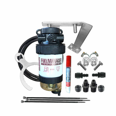 OS-40-FM Toyota Hiace 2.8L TD 2019-on GDH322R 1GD-FTV - Fuel Manager Pre Filter Bracket Kit OS-40-FM Toyota Hiace 2.8L TD 2019-on GDH322R 1GD-FTV - Fuel Manager Pre Filter Bracket Kit