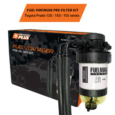 Toyota LC Prado 120 150 Series (2003-22) - Pre Filter Water Separator Kit Fuel Manager FM620DPK