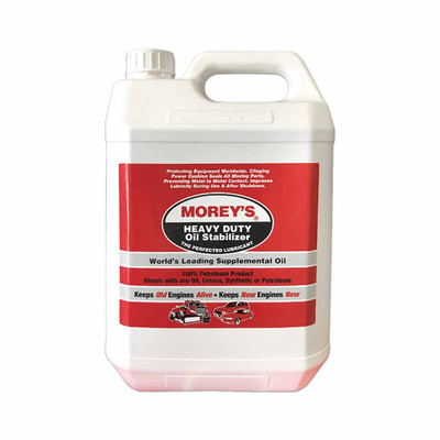 **LOCAL PICKUP ONLY 00005-OS Morey’s Heavy Duty Oil Stabilizer Crankcase Supplementary Oil 5L Bottle **LOCAL PICKUP ONLY 00005-OS Morey’s Heavy Duty Oil Stabilizer Crankcase Supplementary Oil 5L Bottle