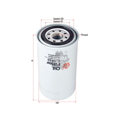 Sakura Full Flow Spin-on Oil Filter C-1810 Cross Ref: 15208-18G00 Sakura Full Flow Spin-on Oil Filter C-1810 Cross Ref: 15208-18G00