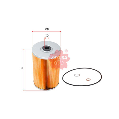 Sakura Fuel Filter Element F-1503 Cross Ref: 1-87810207-0 Sakura Fuel Filter Element F-1503 Cross Ref: 1-87810207-0