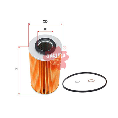 Sakura Fuel Filter Element F-1805 Cross Ref: 1-13240020-0