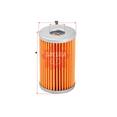 Sakura Fuel Filter Element F-5209 Cross Ref: 10590G-55710