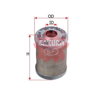 Sakura Fuel Filter Element F-5214 Cross Ref: 171081-55910 Sakura Fuel Filter Element F-5214 Cross Ref: 171081-55910