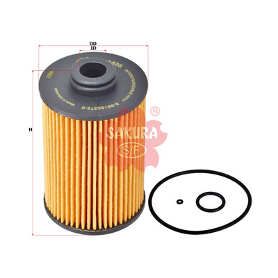 Sakura Fuel Filter Element EF-15020 Cross Ref: 8-98165375-0