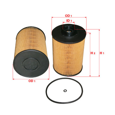 Sakura Fuel Filter Element EF-10070 Cross Ref: 32K62-01010