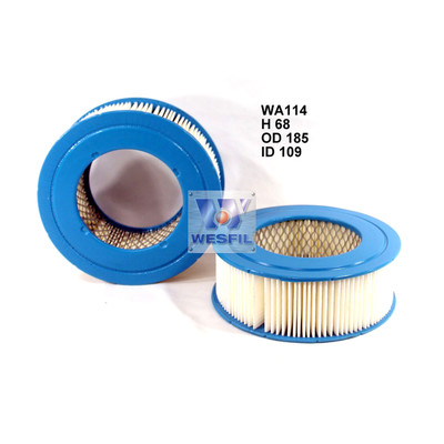 WA114 Wesfil Air Filter for Toyota (Cross Ref: A114)