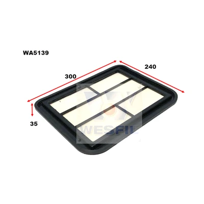 WA5139 Wesfil Air Filter for Ford (Cross Ref: A1553)