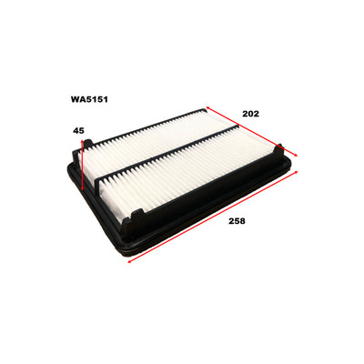 WA5151 Wesfil Air Filter for Honda (Cross Ref: A1627)