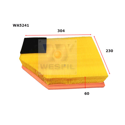 WA5241 Wesfil Air Filter for Volvo (Cross Ref: A1826)