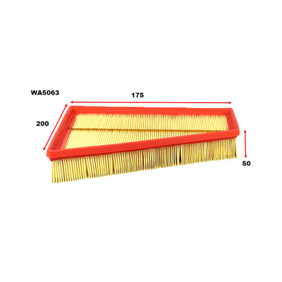 WA5063 Wesfil Air Filter for Renault (Cross Ref: PA7355)