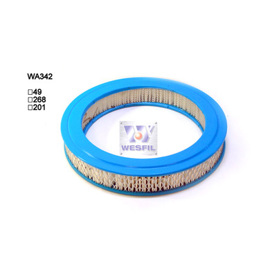 WA342 Wesfil Air Filter for Holden Suzuki (Cross Ref: A342)