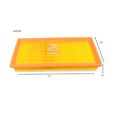WA5354 Wesfil Air Filter for Fiat (Cross Ref: A1854)