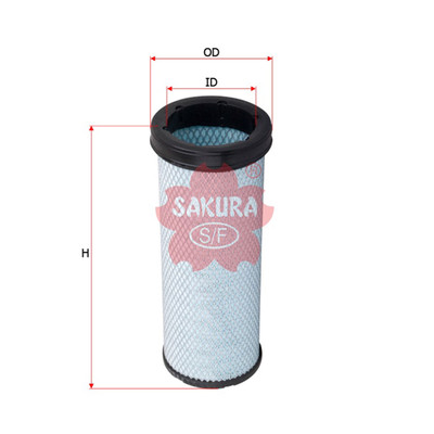 Sakura Inner Air Filter FA-6037 Cross Ref: 8-98071424-0 Sakura Inner Air Filter FA-6037 Cross Ref: 8-98071424-0