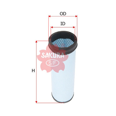 Sakura Inner Air Filter FA-5538 Cross Ref: 8-98071422-0 Sakura Inner Air Filter FA-5538 Cross Ref: 8-98071422-0
