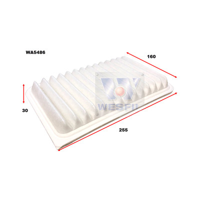 WA5486 Wesfil Air Filter for Suzuki (Cross Ref: A1987)