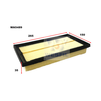 WA5489 Wesfil Air Filter for Subaru Toyota (Cross Ref: )
