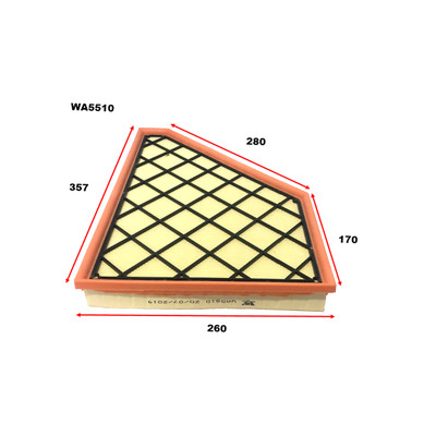 WA5510 Wesfil Air Filter for Holden (Cross Ref: A1993)