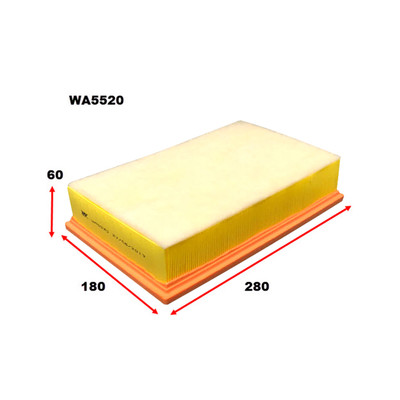 WA5520 Wesfil Air Filter for Ford (Cross Ref: )