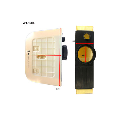 WA5504 Wesfil Air Filter for A2023 Audi VW (Cross Ref: )