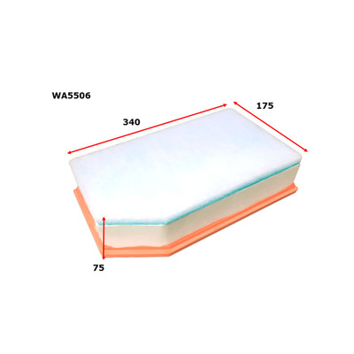 WA5506 Wesfil Air Filter for Jeep (Cross Ref: ) WA5506 Wesfil Air Filter for Jeep (Cross Ref: )