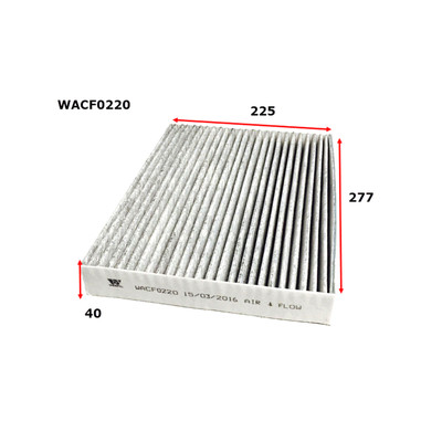 WACF0220 Wesfil Cabin Filter for Ford (Cross Ref: RCA330C)