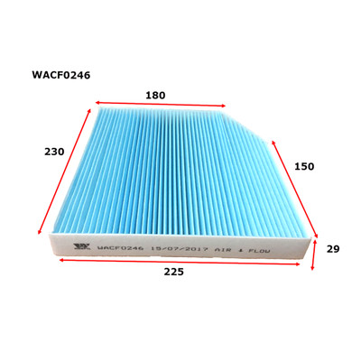 WACF0246 Wesfil Cabin Filter for Haval (Cross Ref: RCA377P)