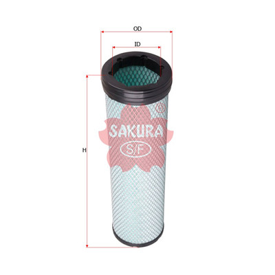 Sakura Inner Air Filter FA-7105 Cross Ref: 11110176