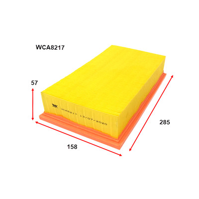 WCA8217 Wesfil Air Filter for SAAB (Cross Ref: A1845)