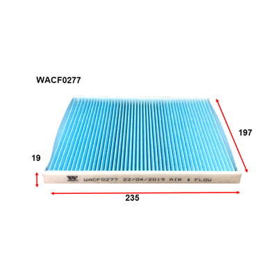 WACF0277 Wesfil Cabin Filter for Jeep (Cross Ref: ) WACF0277 Wesfil Cabin Filter for Jeep (Cross Ref: )
