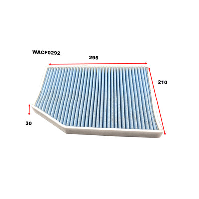 WACF0292 Wesfil Cabin Filter for BMW Toyota (Cross Ref: RCA415C)