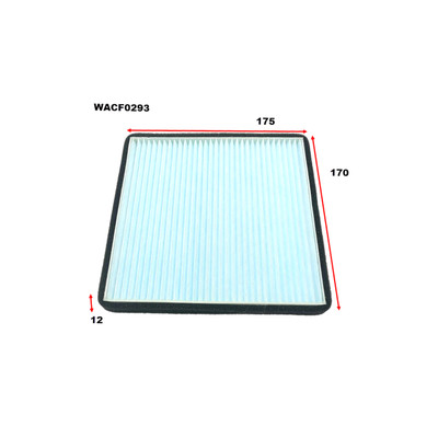 WACF0293 Wesfil Cabin Filter for Mitsubishi (Cross Ref: )