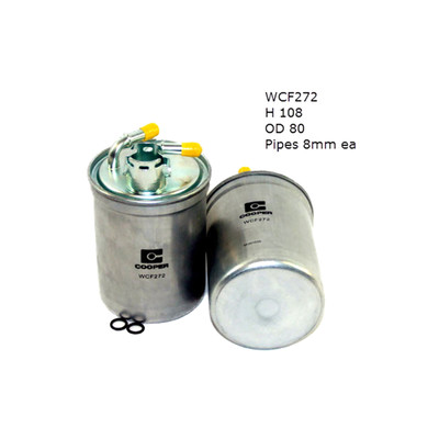 WCF272 Wesfil Cooper Diesel Fuel Filter for Skoda VW (Cross Ref: Z799)