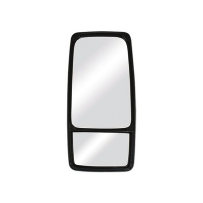 VM2440200RH 2 Piece Replacement Truck Mirror Head with Spotter RH: Hino / Isuzu 17½" x 8"