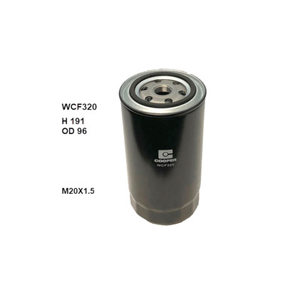 WCF320 Wesfil Cooper Diesel Fuel Filter for Iveco (Cross Ref: Z1010) WCF320 Wesfil Cooper Diesel Fuel Filter for Iveco (Cross Ref: Z1010)