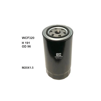 WCF320 Wesfil Cooper Diesel Fuel Filter for Iveco (Cross Ref: Z1010)