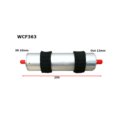WCF363 Wesfil Cooper Diesel Fuel Filter for Audi (Cross Ref: )