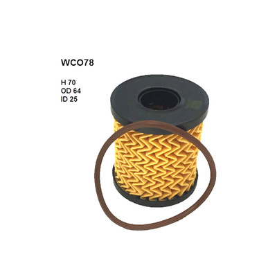 WCO78 Wesfil Cooper Oil Filter for Ford (Cross Ref: R2654P / R2663P)