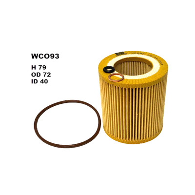 WCO93 Wesfil Cooper Oil Filter for BMW (Cross Ref: R2673P)