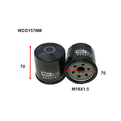 WCO157NM Wesfil Cooper Oil Filter for Holden (Cross Ref: Z930)