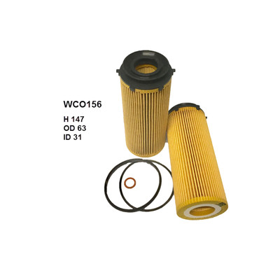 WCO156 Wesfil Cooper Oil Filter for BMW (Cross Ref: R2754P)