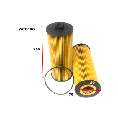 WCO190 Wesfil Cooper Oil Filter for Mercedes (Cross Ref: R2727P)