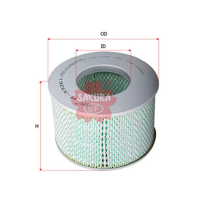Sakura Air Filter FA-33261 Cross Ref: 17801-61030 Sakura Air Filter FA-33261 Cross Ref: 17801-61030
