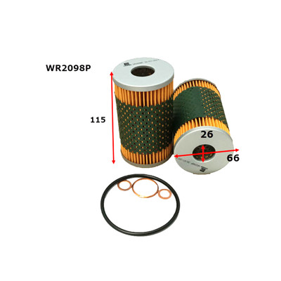 WR2098P Wesfil Cooper Oil Filter for R2098P Mercedes (Cross Ref: )