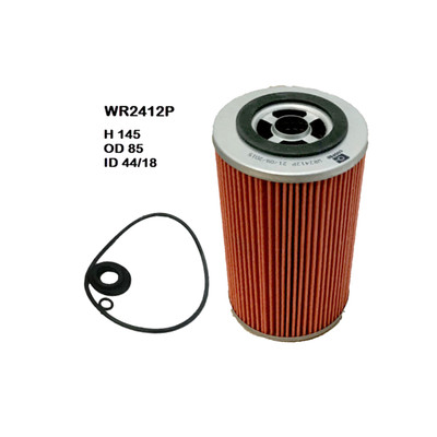 WR2412P Wesfil Cooper Oil Filter for Isuzu (Cross Ref: R2412P)
